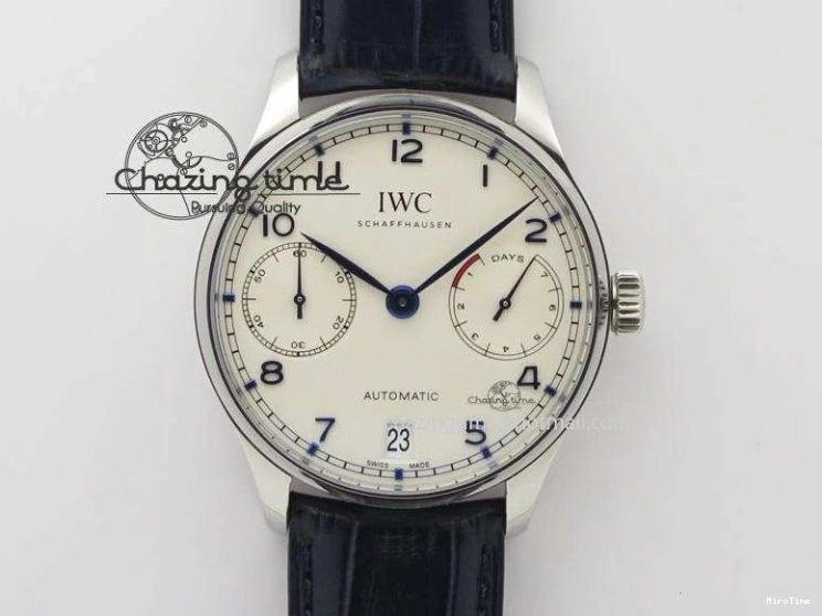 MIROTIME 0301 Portuguese Real PR IW500112 ZF 1:1 Laureus Edition On Black Leather Strap A Flexible 7369